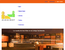 Tablet Screenshot of corporacionaldana.com
